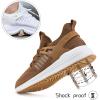 imageSDolphin Running Workout Shoes for Men  Gym Athletic Training Sports Exercise Memory Foam Sneakers Brown Size 115