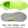 imageSDolphin Tennis Shoes Men  Running Shoes for Walking Gym Workout Athletic Casual Comfort Breathable Men Sneakers Lime Green Size 7