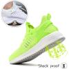 imageSDolphin Tennis Shoes Men  Running Shoes for Walking Gym Workout Athletic Casual Comfort Breathable Men Sneakers Lime Green Size 7