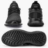 imageSDolphin Walking Shoes Mens Sneakers  Slip on Memory Foam Tennis Running Shoes for Athletic Workout Gym Jogging Lightweight Breathable Casual SneakersAll Black