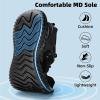 imageSDolphin Walking Shoes Mens Sneakers  Slip on Memory Foam Tennis Running Shoes for Athletic Workout Gym Jogging Lightweight Breathable Casual SneakersAll Black