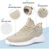 imageSDolphin Walking Shoes Mens Sneakers  Slip on Memory Foam Tennis Running Shoes for Athletic Workout Gym Jogging Lightweight Breathable Casual SneakersBeige