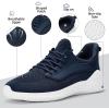imageSDolphin Walking Shoes for Mens Sneakers  Slip on Athletic Running Tennis Shoes Comfortable Memory Foam Workout Gym Jogging Indoor Outdoor Lightweight Breathable Casual SneakersBlue