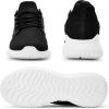 imageSDolphin Walking Shoes for Mens Sneakers  Slip on Athletic Running Tennis Shoes Comfortable Memory Foam Workout Gym Jogging Indoor Outdoor Lightweight Breathable Casual SneakersBlack White