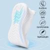 imageSDolphin Walking Shoes for Mens Sneakers  Slip on Athletic Running Tennis Shoes Comfortable Memory Foam Workout Gym Jogging Indoor Outdoor Lightweight Breathable Casual SneakersWhite