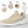 imageSDolphin Walking Shoes for Mens Sneakers  Slip on Athletic Running Tennis Shoes Comfortable Memory Foam Workout Gym Jogging Indoor Outdoor Lightweight Breathable Casual SneakersBeige