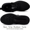 imageSDolphin Womens Walking Running Shoes  Lightweight Tennis Running Shoes Women Slip on Workout Walk Gym Memory Foam Fashion Support Sneakers Black Size 7
