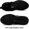 imageSDolphin Womens Walking Running Shoes  Lightweight Tennis Running Shoes Women Slip on Workout Walk Gym Memory Foam Fashion Support Sneakers Black Size 7