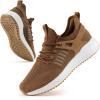 imageSDolphin Running Workout Shoes for Men  Gym Athletic Training Sports Exercise Memory Foam Sneakers Brown Size 115