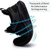 imageSDolphin Tennis Shoes Women Sneakers  Ladies Tennis Walking Running Shoes Athletic Workout Fashion Lightweight Breathable Mesh Slip on Sneaker Black Size 85