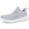 imageWomens Tennis Shoes  Women Sneakers Workout Running Walking Athletic Gym Fashion Lightweight Nursing Casual Light Shoes Grey
