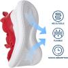 imageWomens Tennis Shoes  Women Sneakers Workout Running Walking Athletic Gym Fashion Lightweight Nursing Casual Light Shoes Red