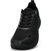 imageWide Toe Box Shoes for Men  Wide Width Walking Shoes Comfortable Athletic Running Tennis Jogging Workout Gym Sneakers for Swelling Bunion Plantar Fasciitis Feet NonSlip Rubber SoleAll Black