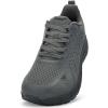 imageWide Toe Box Shoes for Men  Wide Width Walking Shoes Comfortable Athletic Running Tennis Jogging Workout Gym Sneakers for Swelling Bunion Plantar Fasciitis Feet NonSlip Rubber SoleDark Grey