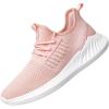 imageWomens Tennis Shoes  Women Sneakers Workout Running Walking Athletic Gym Fashion Lightweight Nursing Casual Light Shoes Coral Pink