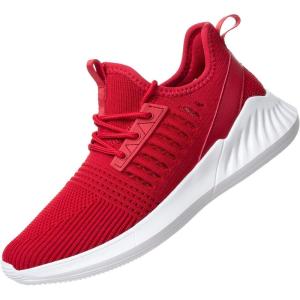 imageWomens Tennis Shoes  Women Sneakers Workout Running Walking Athletic Gym Fashion Lightweight Nursing Casual Light Shoes Red