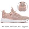 imageSDolphin Running Shoes Women Sneakers  Comfortable Memory Foam Lightweight Walking Tennis Workout Athletic ShoesPale Cherry Pink