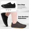 imageWide Toe Box Shoes for Women  Minimalist Barefoot Shoes Zero Drop Casual Comfortable Athletic Walking Wide Width Fashion Sneakers for Swelling Bunion Plantar Fasciitis FootAll Black