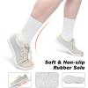 imageWide Toe Box Shoes for Women  Minimalist Barefoot Shoes Zero Drop Casual Comfortable Athletic Walking Wide Width Fashion Sneakers for Swelling Bunion Plantar Fasciitis FootBeige