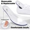 imageWide Toe Box Shoes for Women  Minimalist Barefoot Shoes Zero Drop Casual Comfortable Athletic Walking Wide Width Fashion Sneakers for Swelling Bunion Plantar Fasciitis FootWhite