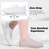 imageWide Toe Box Shoes for Women  Minimalist Barefoot Shoes Zero Drop Casual Comfortable Athletic Walking Wide Width Fashion Sneakers for Swelling Bunion Plantar Fasciitis FootWhite
