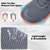 imageWide Toe Box Shoes for Women  Minimalist Barefoot Shoes Zero Drop Casual Comfortable Athletic Walking Wide Width Fashion Sneakers for Swelling Bunion Plantar Fasciitis FootGrey Brown