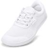 imageWide Toe Box Shoes for Women  Minimalist Barefoot Shoes Zero Drop Casual Comfortable Athletic Walking Wide Width Fashion Sneakers for Swelling Bunion Plantar Fasciitis FootWhite