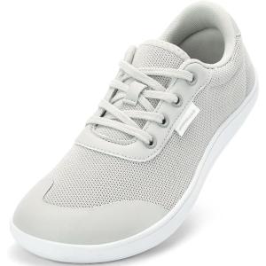 imageWide Toe Box Shoes for Women  Minimalist Barefoot Shoes Zero Drop Casual Comfortable Athletic Walking Wide Width Fashion Sneakers for Swelling Bunion Plantar Fasciitis FootGrey