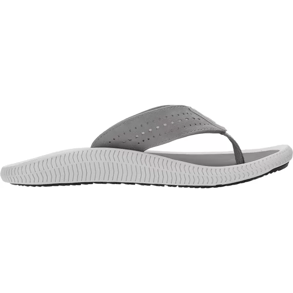 imageMens Arch Support Flip Flops Wide Toe Thong SandalLight Grey