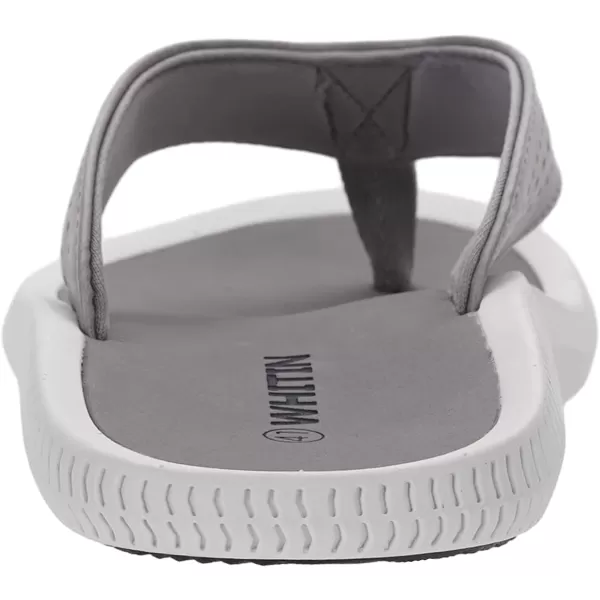 imageMens Arch Support Flip Flops Wide Toe Thong SandalLight Grey
