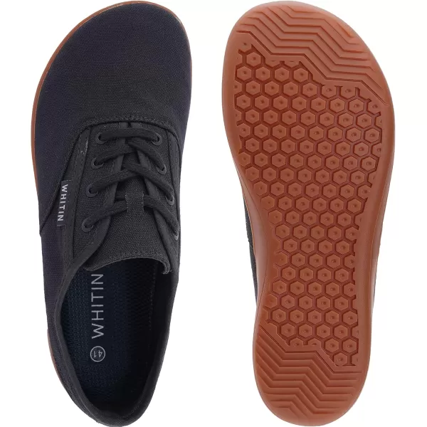 imageWHITIN Canvas Barefoot Sneakers for Men Wide Toe Box Minimalist Zero Drop Sole Shoes Minimus Extra Width Fit Size 125 125W Casual Grey Gum 46WHITIN Canvas Barefoot Sneakers for Men Wide Toe Box Minimalist Zero Drop Sole Shoes Minimus Extra Width Fit Size 125 125W Casual Grey Gum 46