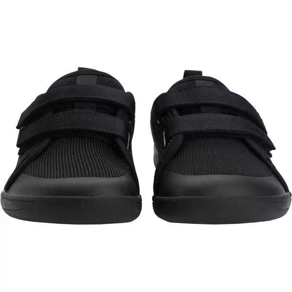 imageWHITIN LittleBig Kid Wide Barefoot Shoes  BoysGirls Minimalist Sneakers  Splay Naturally  LightweightW81k  All Black