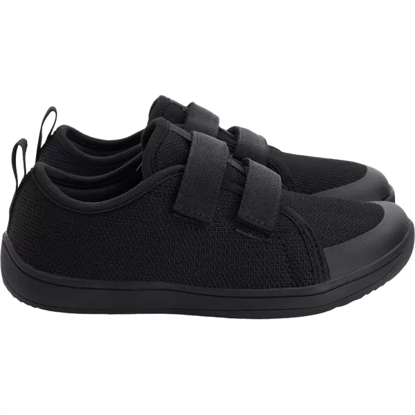 imageWHITIN LittleBig Kid Wide Barefoot Shoes  BoysGirls Minimalist Sneakers  Splay Naturally  LightweightW81k  All Black