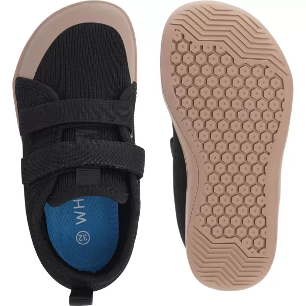 imageWHITIN LittleBig Kid Wide Barefoot Shoes  BoysGirls Minimalist Sneakers  Splay Naturally  LightweightW81k  Black Brown