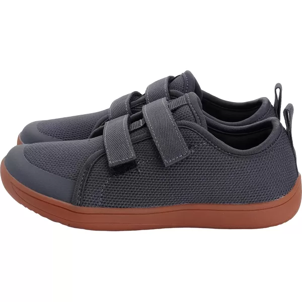 imageWHITIN LittleBig Kid Wide Barefoot Shoes  BoysGirls Minimalist Sneakers  Splay Naturally  LightweightW81k  Grey Gum