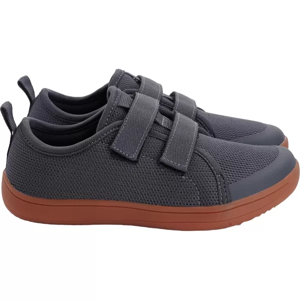 imageWHITIN LittleBig Kid Wide Barefoot Shoes  BoysGirls Minimalist Sneakers  Splay Naturally  LightweightW81k  Grey Gum