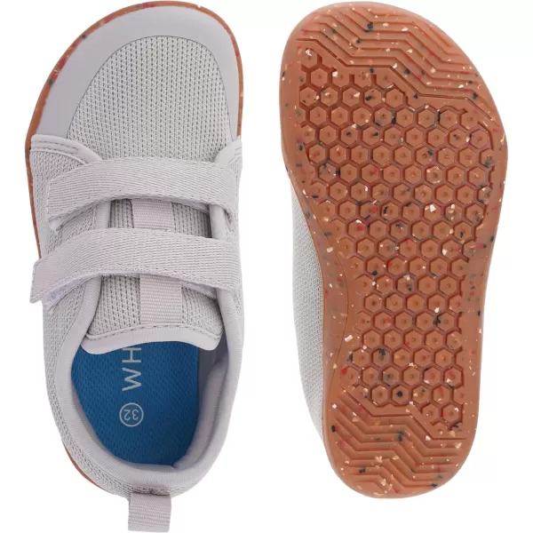 imageWHITIN LittleBig Kid Wide Barefoot Shoes  BoysGirls Minimalist Sneakers  Splay Naturally  LightweightW81k  Grey Multi