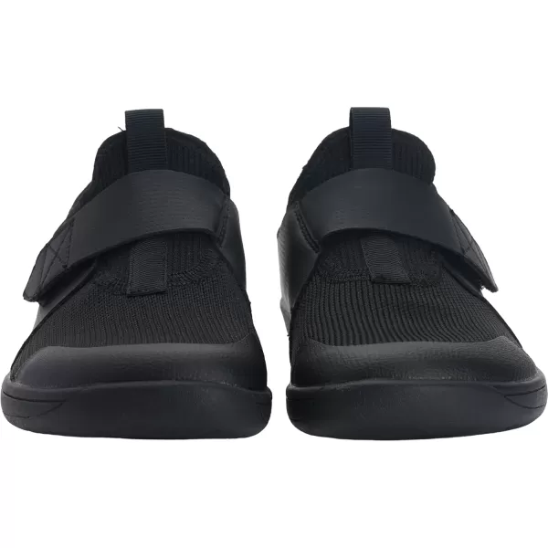 imageWHITIN LittleBig Kid Wide Width Barefoot Shoes  BoysGirls Minimalist Elastic Opening Sneakers  Flexible Zero Drop SoleW8k3  Black