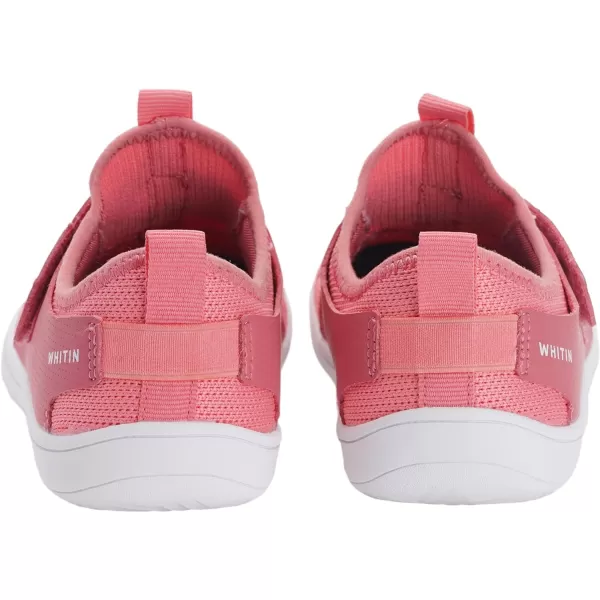 imageWHITIN LittleBig Kid Wide Width Barefoot Shoes  BoysGirls Minimalist Elastic Opening Sneakers  Flexible Zero Drop SoleW8k3  Pink