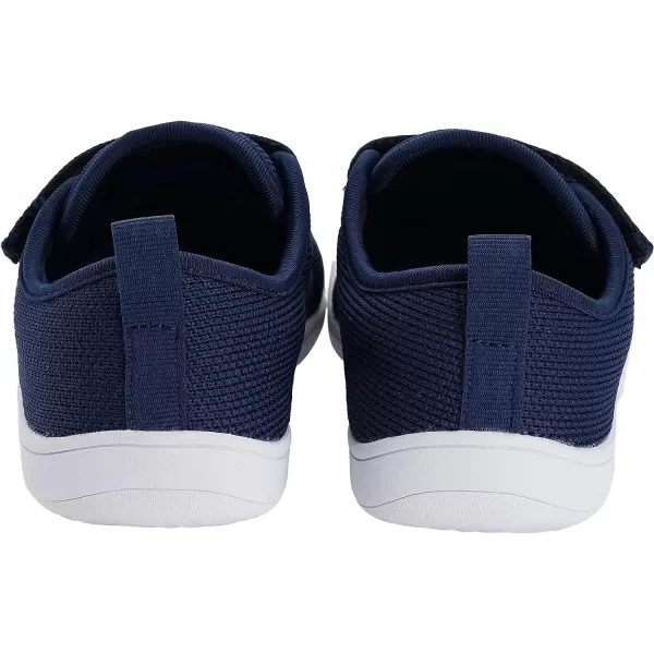 imageWHITIN LittleBigKid Wide Barefoot Shoes  BoysGirls Minimalist Sneakers  Splay Naturally  LightweightW81k  Blue White