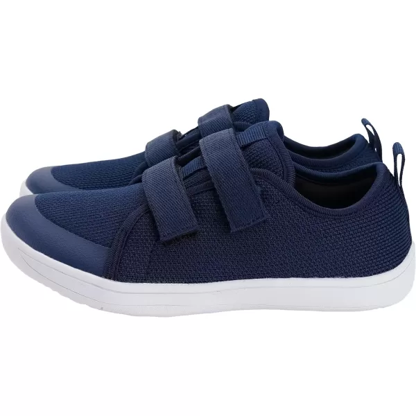 imageWHITIN LittleBigKid Wide Barefoot Shoes  BoysGirls Minimalist Sneakers  Splay Naturally  LightweightW81k  Blue White