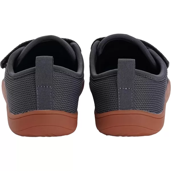 imageWHITIN LittleBigKid Wide Barefoot Shoes  BoysGirls Minimalist Sneakers  Splay Naturally  LightweightW81k  Grey Gum