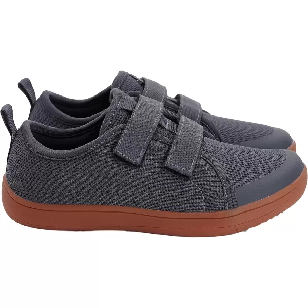 imageWHITIN LittleBigKid Wide Barefoot Shoes  BoysGirls Minimalist Sneakers  Splay Naturally  LightweightW81k  Grey Gum