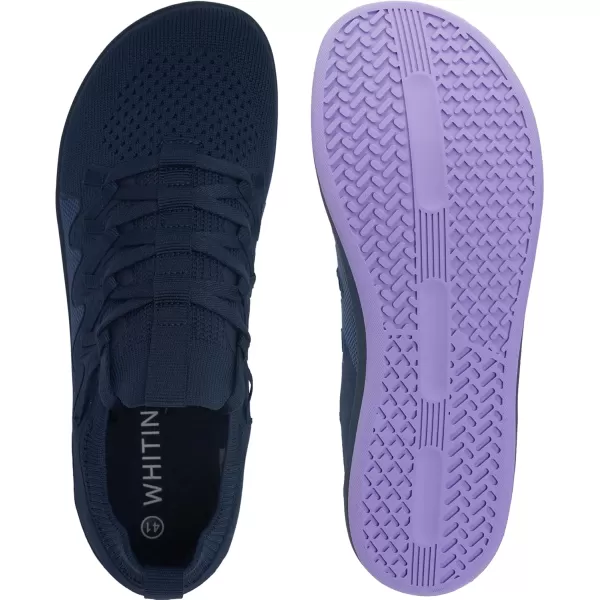 imageWHITIN Mens Barefoot Plus Shoes  Wide Toe Box  LowStack Sole  Inspired by Barefoot EnthusiastsW91  Blue Purple