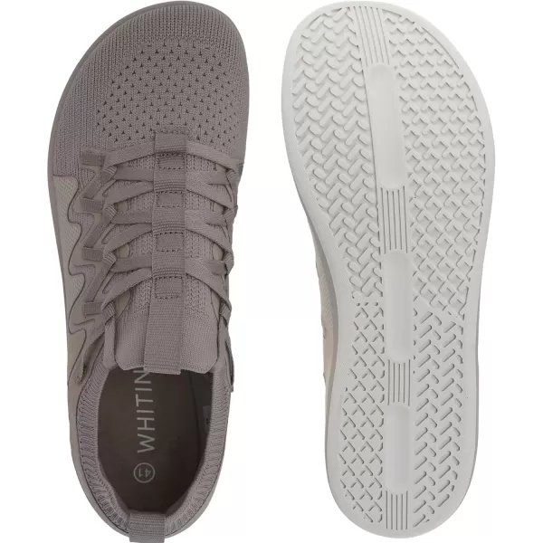 imageWHITIN Mens Barefoot Plus Shoes  Wide Toe Box  LowStack Sole  Inspired by Barefoot EnthusiastsW91  Taupe