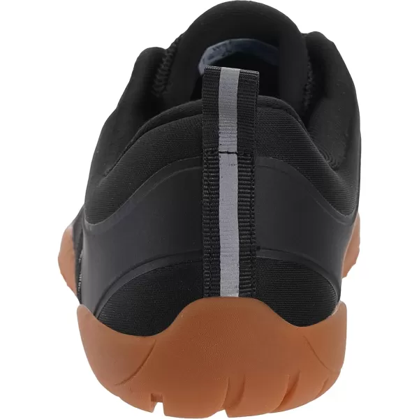 imageWHITIN Mens Barefoot TrailRunning Shoes  ZeroDrop  Aggressive GripW51 Black Gum