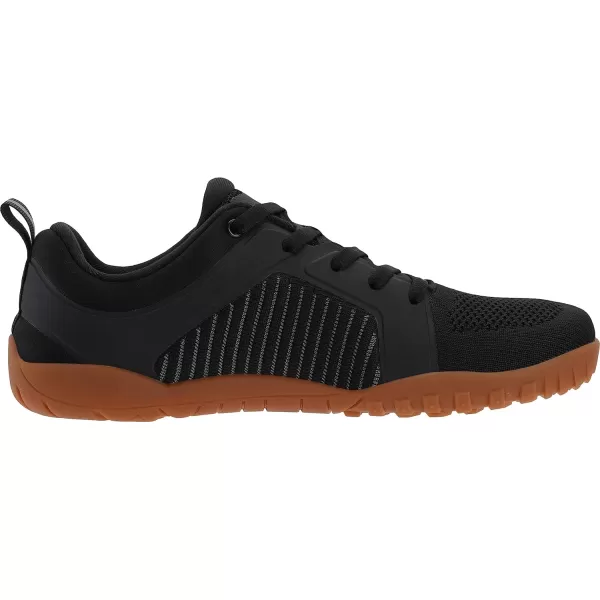 imageWHITIN Mens Barefoot TrailRunning Shoes  ZeroDrop  Aggressive GripW51 Black Gum