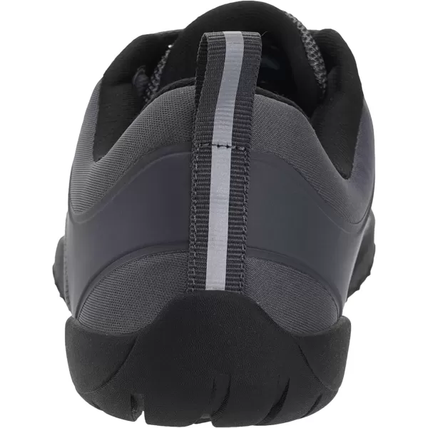 imageWHITIN Mens Barefoot TrailRunning Shoes  ZeroDrop  Aggressive GripW51 Dark Grey