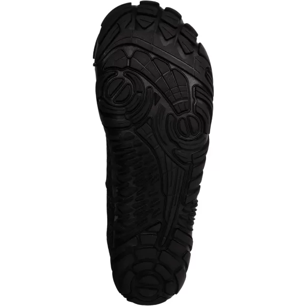 imageWHITIN Mens CrossTrainer  Barefoot amp Minimalist Shoe  Zero Drop Sole  Wide Toe Box2 Black Gray
