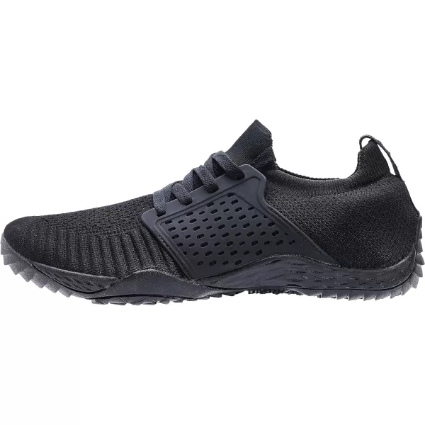 imageWHITIN Mens CrossTrainer  Barefoot amp Minimalist Shoe  Zero Drop Sole  Wide Toe Box31 Black